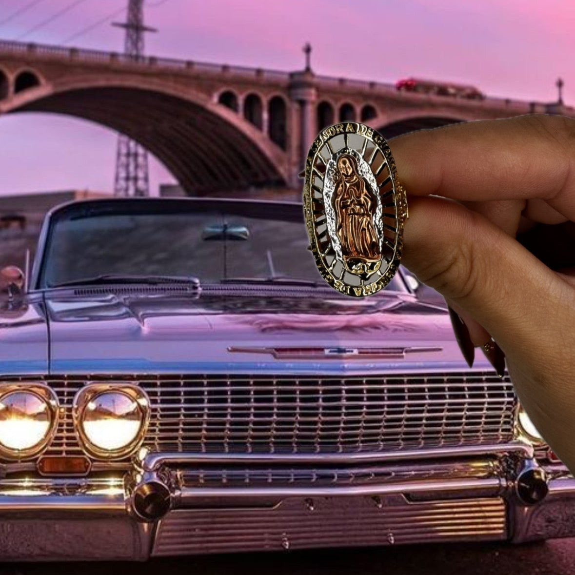 Virgen Guadalupe Ring