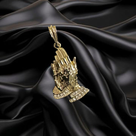Divina Protección Collection - Manos de Fe Pendant