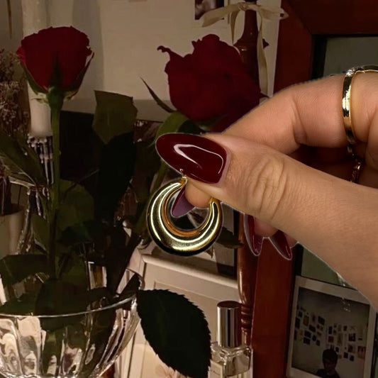 Amor de Luna Collection - Chula Hoop Earrings