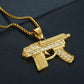 Divina Protección Collection - 18K Gold Plated AK47 Pendant