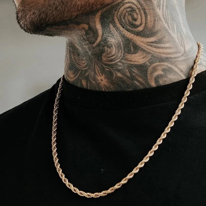 Gold Cultura Collection - Twisted Rope Chain