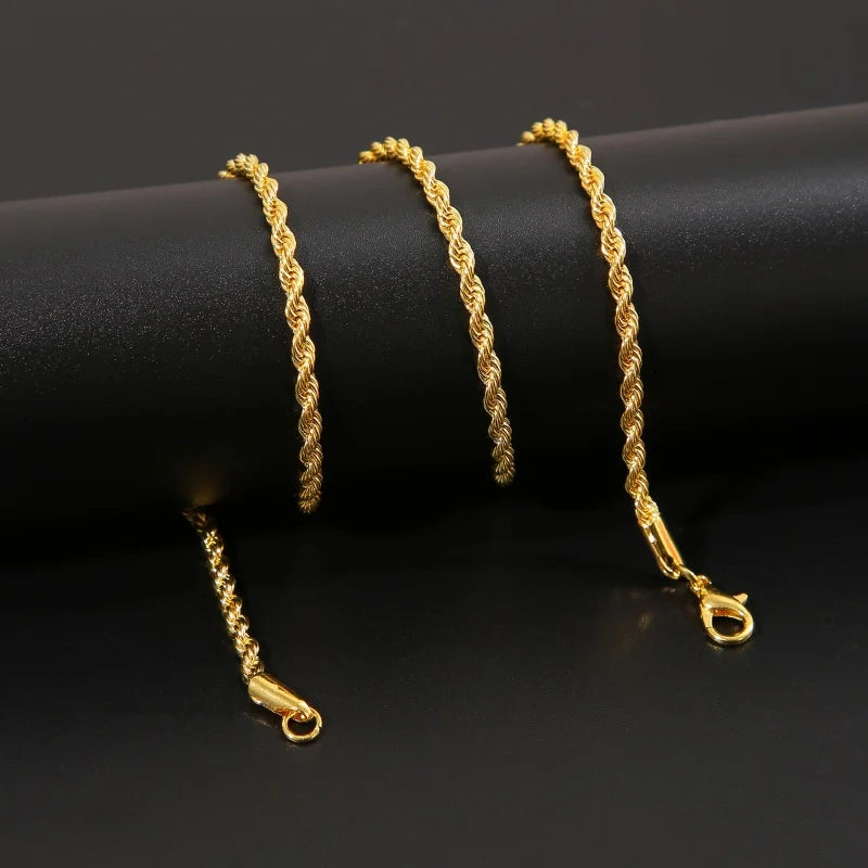 Gold Cultura Collection - Twisted Rope Chain