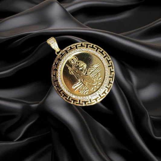 Divina Protección Collection - Santo Oro Pendant