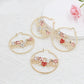 Divina Pendiente Collection - Lucky Charm Hoop Earrings