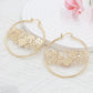 Divina Pendiente Collection - Lucky Charm Hoop Earrings