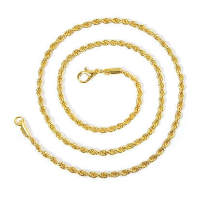 Gold Cultura Collection - Twisted Rope Chain