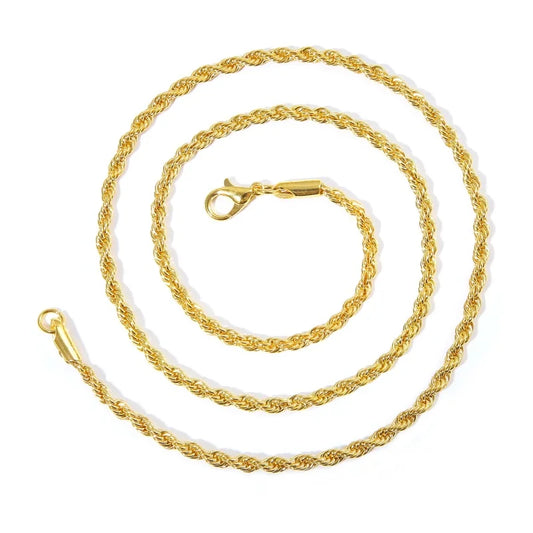 Gold Cultura Collection - Twisted Rope Chain